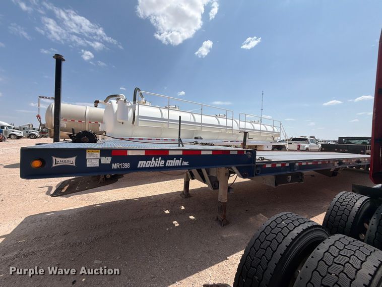 image for item YA4746 2012 Landoll Corporation drop tilt deck equipment trailer