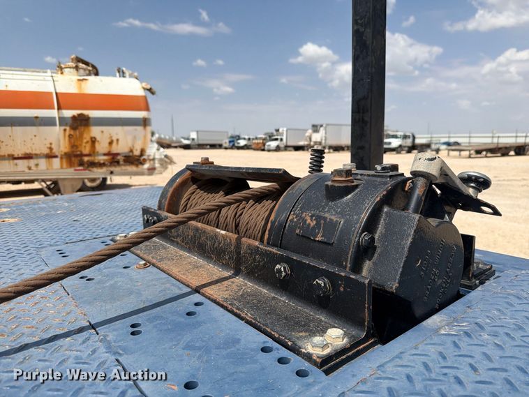 image for item YA4746 2012 Landoll Corporation drop tilt deck equipment trailer
