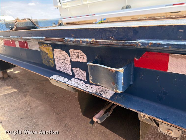 image for item YA4746 2012 Landoll Corporation drop tilt deck equipment trailer