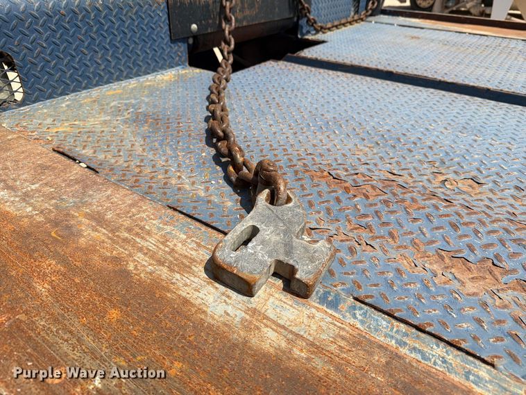 image for item YA4746 2012 Landoll Corporation drop tilt deck equipment trailer