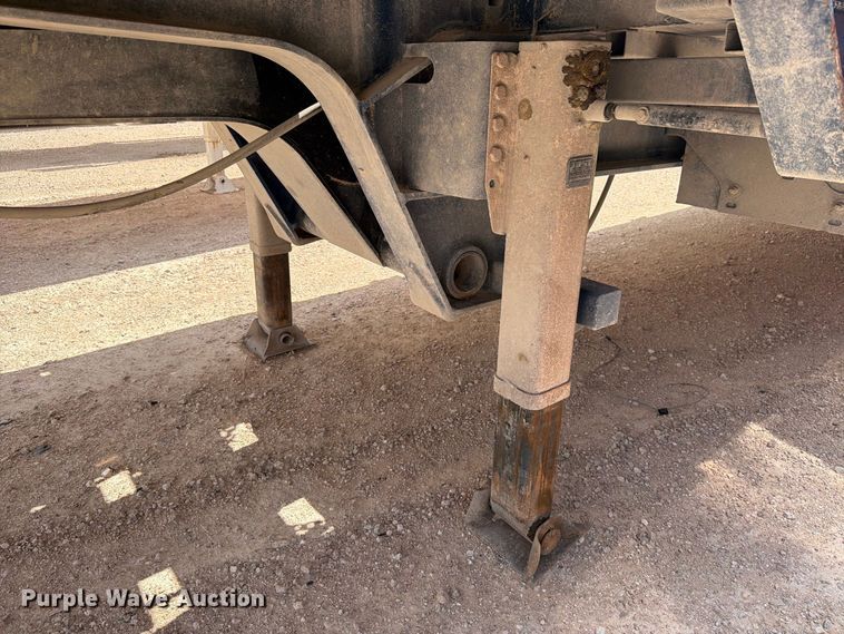 image for item YA4746 2012 Landoll Corporation drop tilt deck equipment trailer