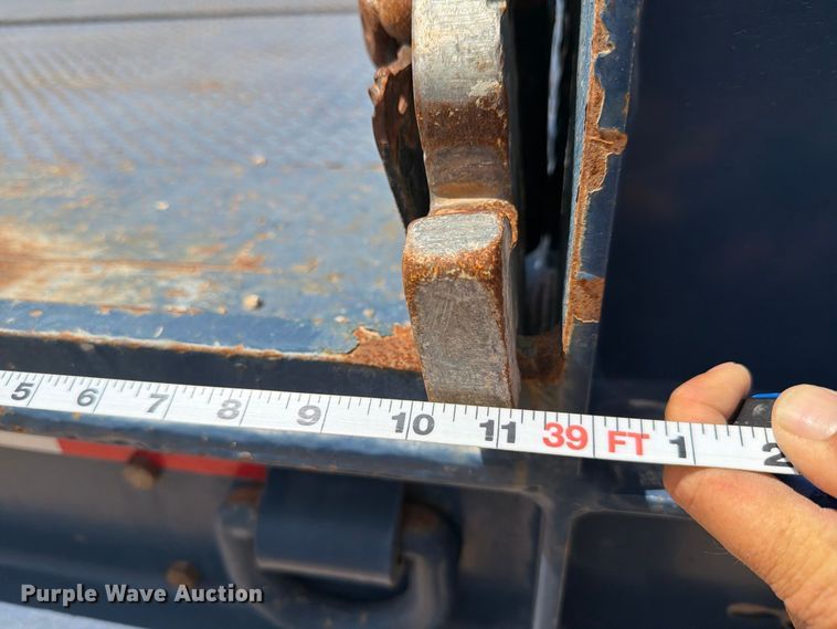 image for item YA4746 2012 Landoll Corporation drop tilt deck equipment trailer