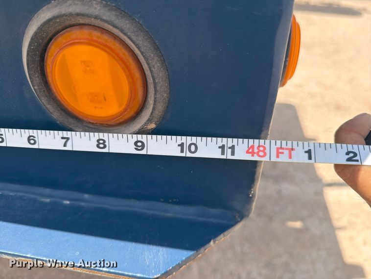 image for item YA4746 2012 Landoll Corporation drop tilt deck equipment trailer