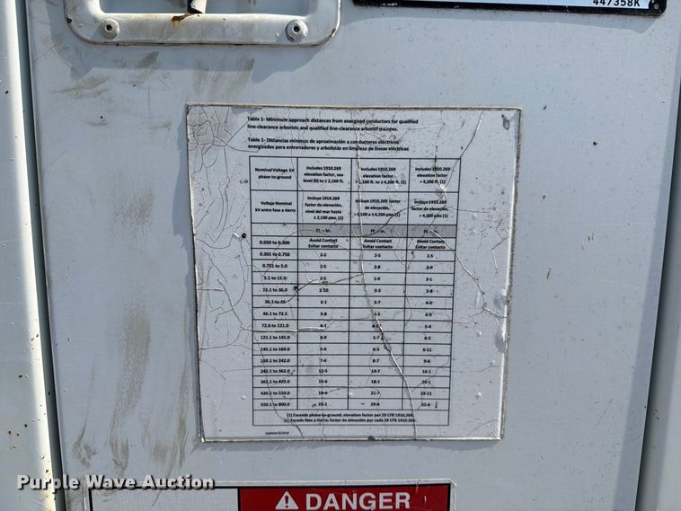 image for item YA4884 2015 Ford F750 Super Duty forestry bucket truck