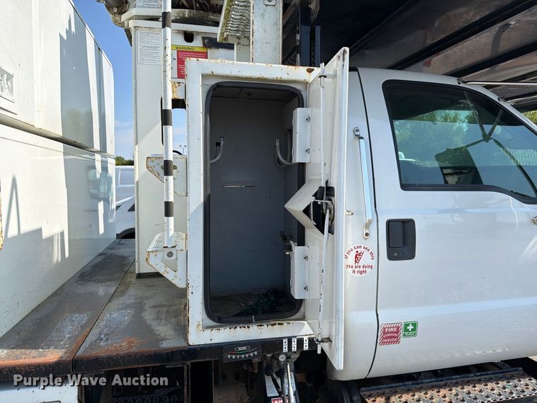 image for item YA4884 2015 Ford F750 Super Duty forestry bucket truck