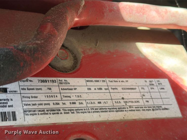image for item YA4884 2015 Ford F750 Super Duty forestry bucket truck