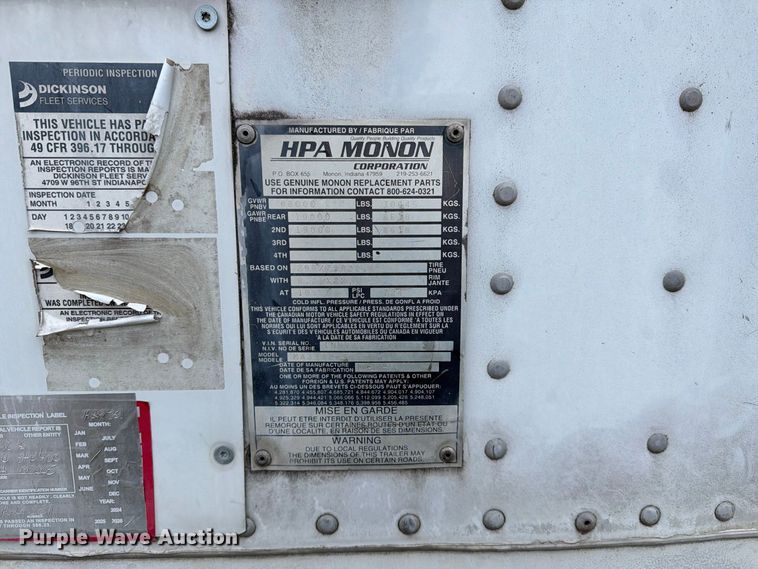 image for item YA5013 2000 Monon MA3-32-ST-53W dry van trailer