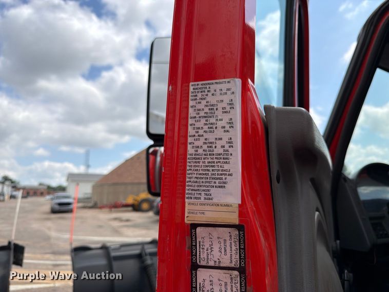 image for item DY3318 2007 International 7400 dump truck