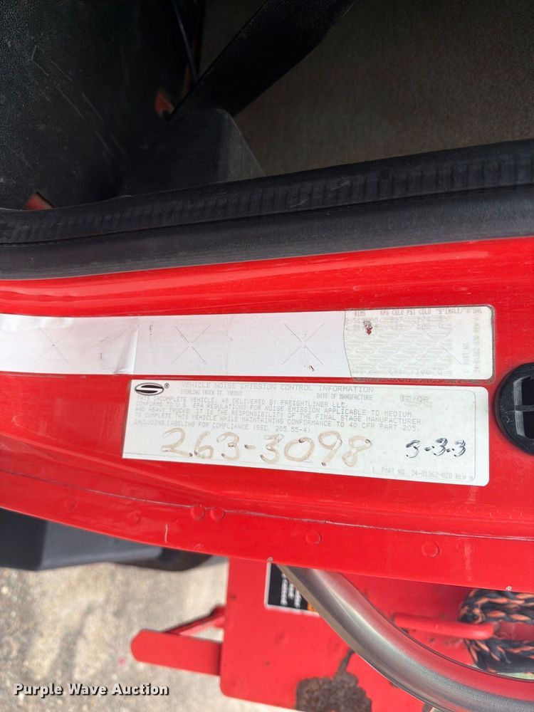 image for item DY3322 2009 Sterling L7500 dump truck