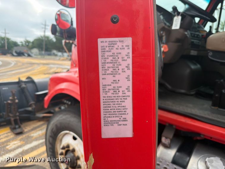 image for item DY3322 2009 Sterling L7500 dump truck