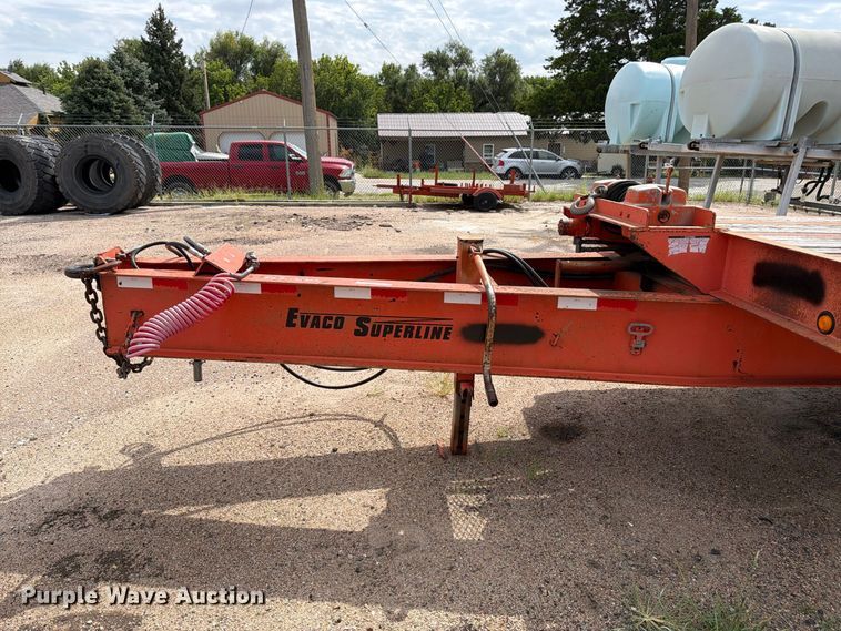 image for item DY3324 2002 Evaco Superline equipment trailer