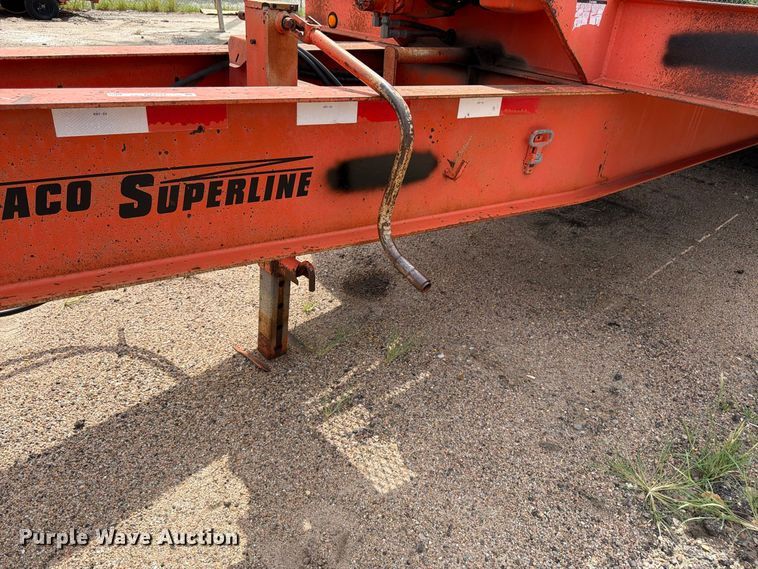 image for item DY3324 2002 Evaco Superline equipment trailer