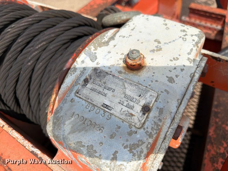 image for item DY3324 2002 Evaco Superline equipment trailer