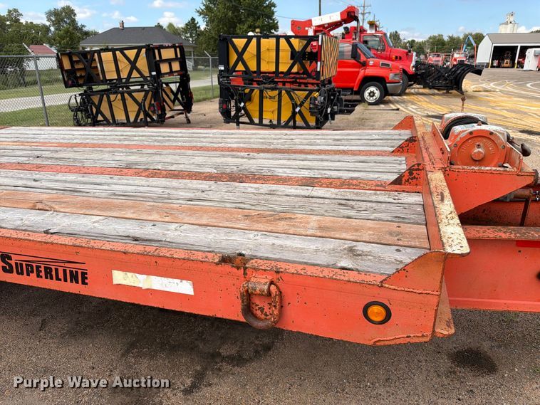 image for item DY3324 2002 Evaco Superline equipment trailer