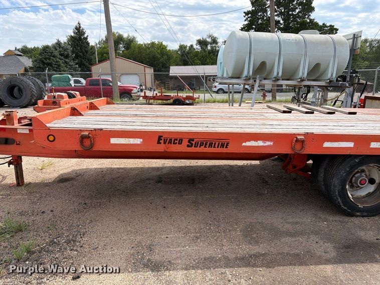 image for item DY3324 2002 Evaco Superline equipment trailer