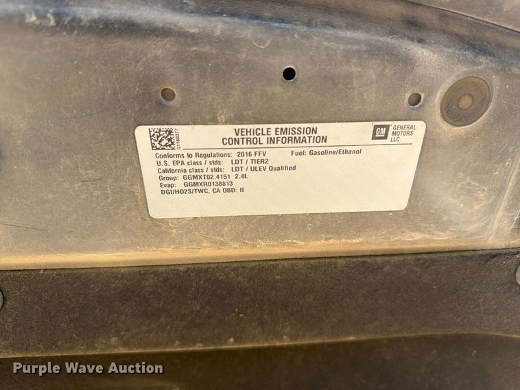 image for item DY3326 2016 Chevrolet Equinox SUV