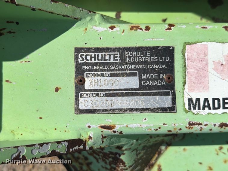 image for item DY3330 2008 Schulte XH1000 rotary mower