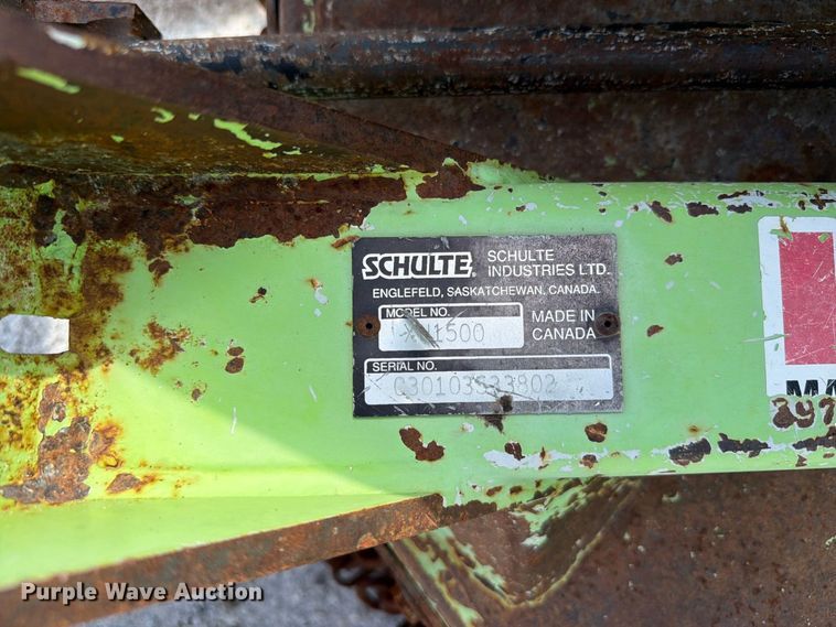 image for item DY3331 Schulte XH1500 batwing rotary mower