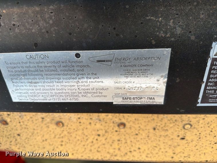 image for item DY3334 Quixote Company crash attenuator