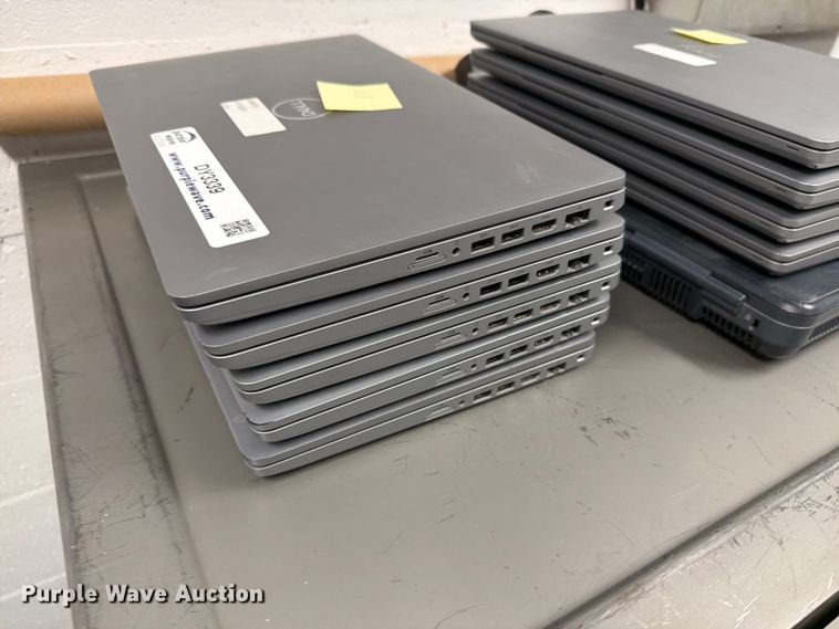 image for item DY3339 Dell laptops (10) laptops