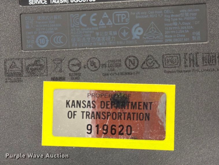 image for item DY3346 (10) Dell laptops