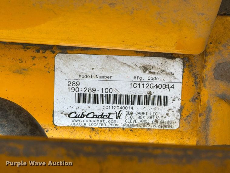 image for item DY3356 Cub Cadet 3206 lawn mower