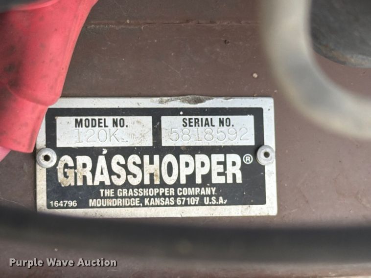image for item DY3358 Grasshopper 120K ZTR lawn mower