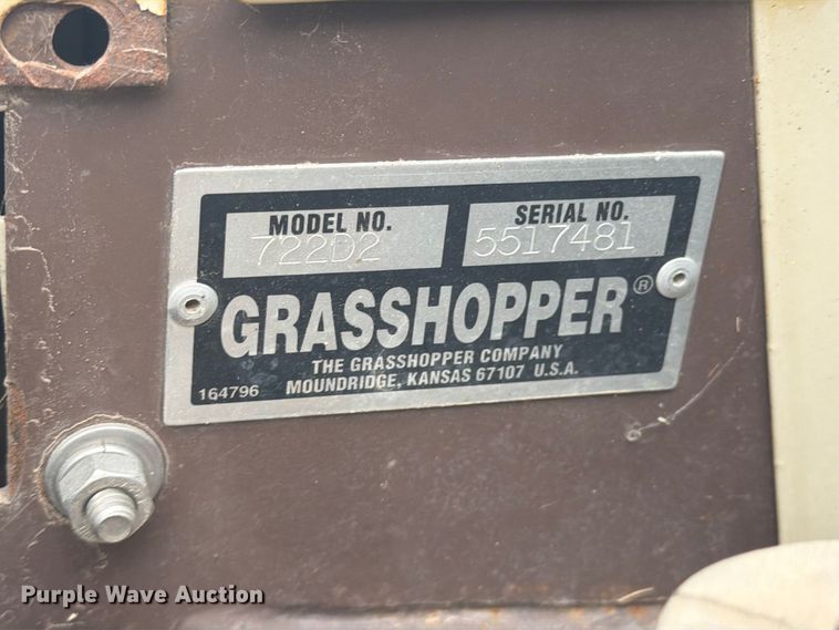 image for item DY3362 Grasshopper 722D ZTR lawn mower