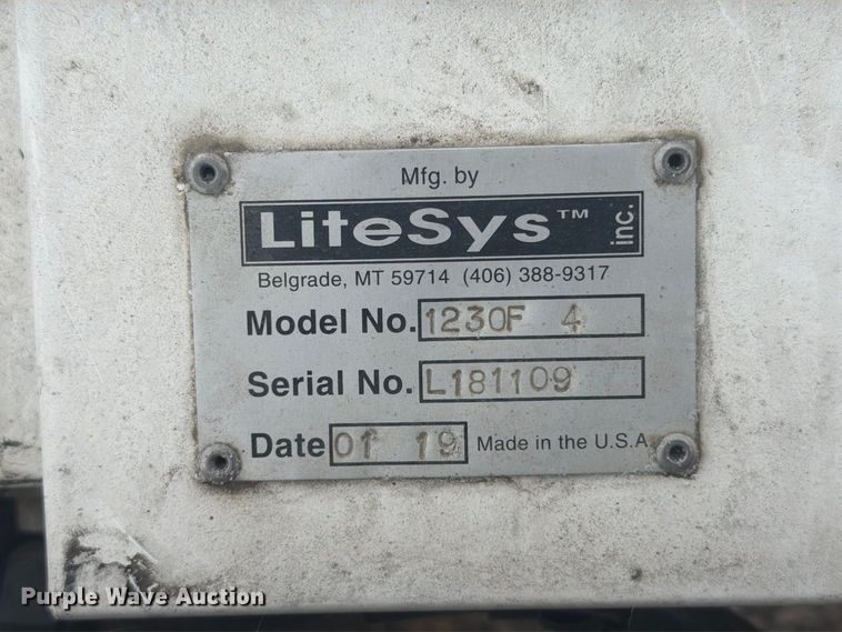 image for item DY3363 LiteSys 1230F 4 message Board