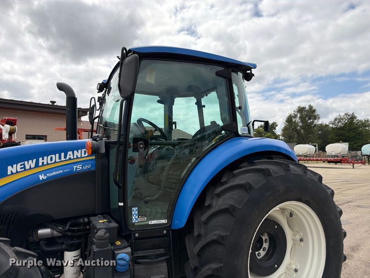 image for item DY3365 2019 New Holland T5.120 MFWD tractor