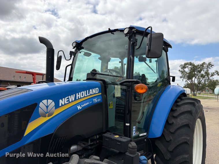 image for item DY3365 2019 New Holland T5.120 MFWD tractor