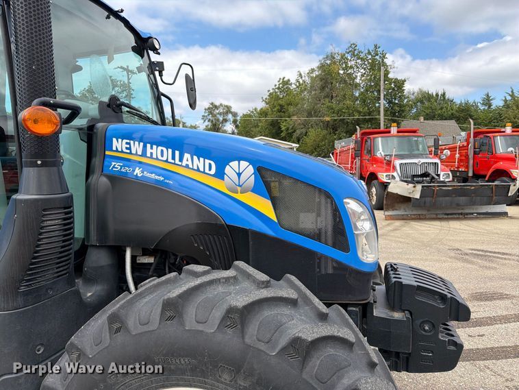 image for item DY3365 2019 New Holland T5.120 MFWD tractor