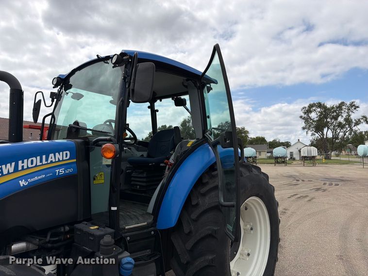 image for item DY3365 2019 New Holland T5.120 MFWD tractor