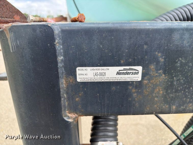 image for item DY3378 Henderson LASx1635 salt brine tank