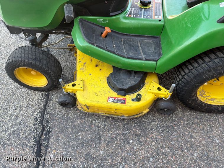 image for item DY3391 2017 John Deere X570 lawn mower