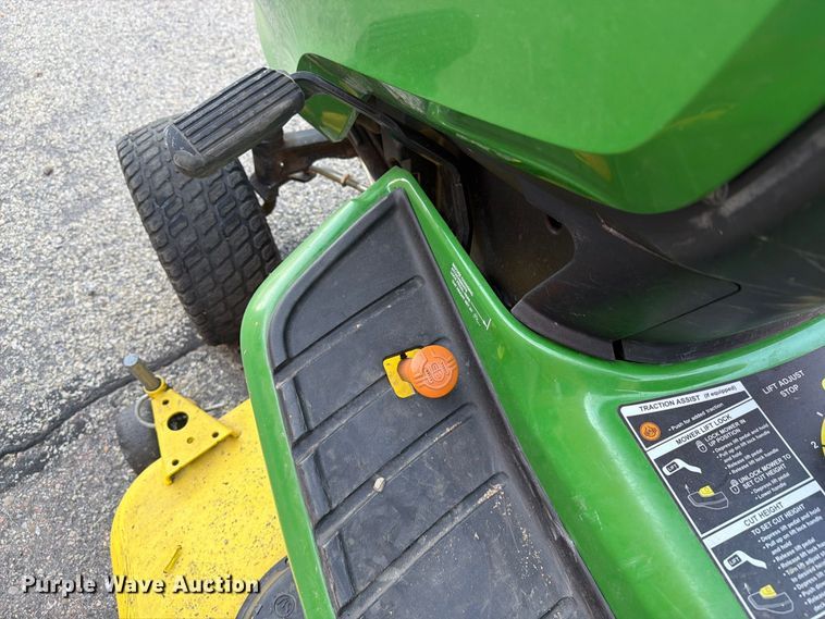 image for item DY3391 2017 John Deere X570 lawn mower
