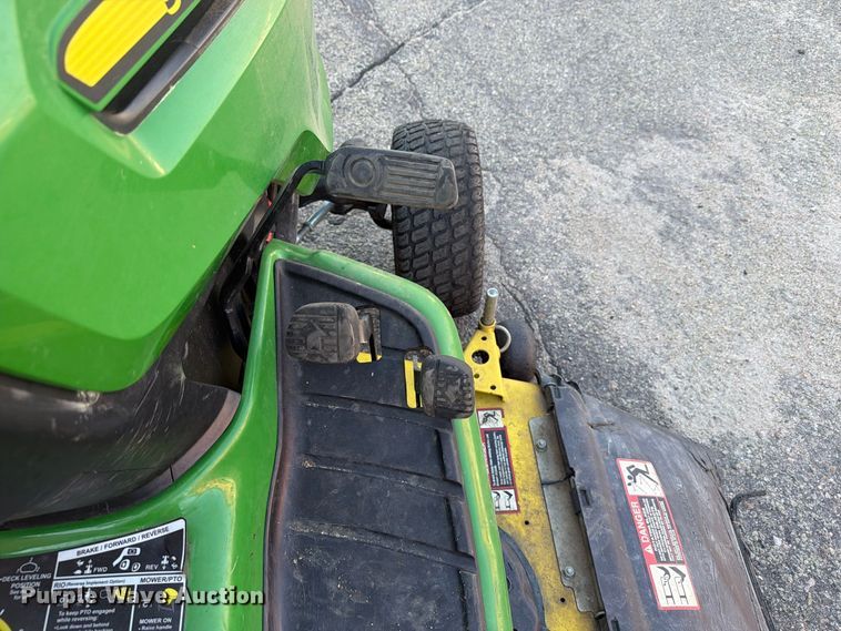 image for item DY3391 2017 John Deere X570 lawn mower
