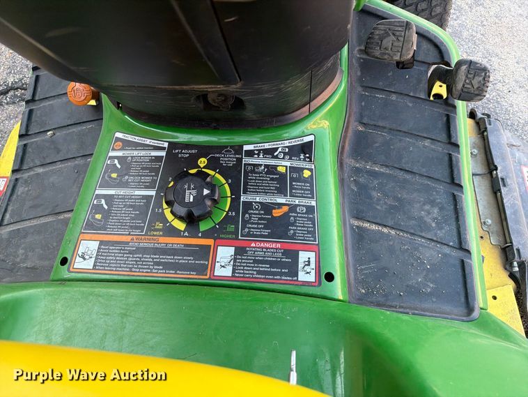 image for item DY3391 2017 John Deere X570 lawn mower