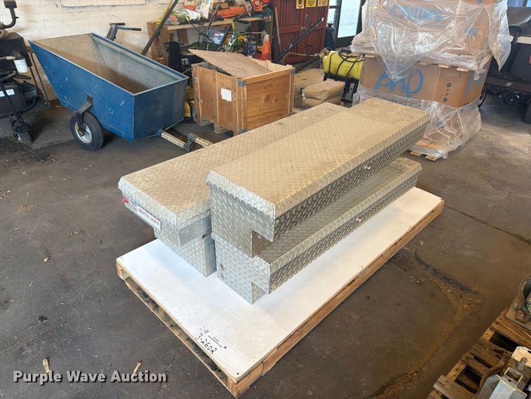 (3) Weather guard toolboxes