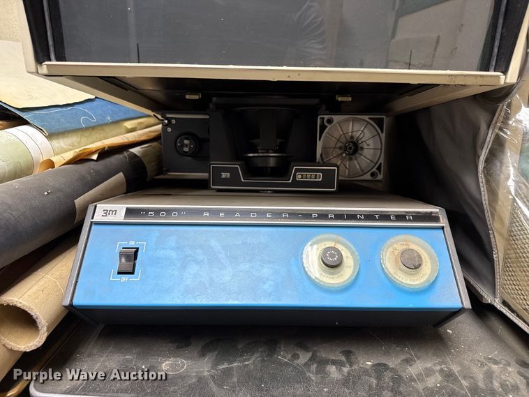 image for item EP0624 1977 3M 500 microfilm reader