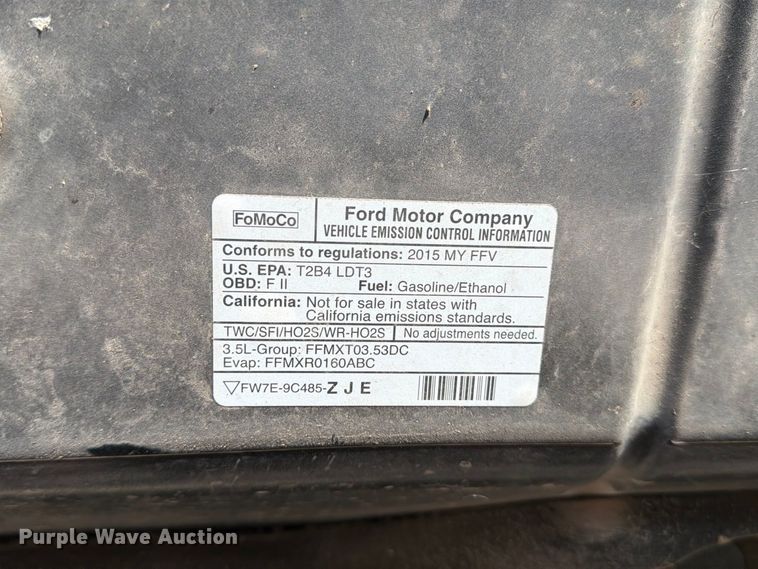 image for item EP7594 2015 Ford F150 pickup truck