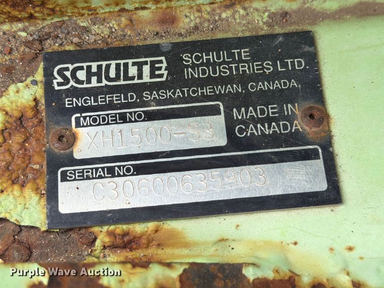 image for item EP7630 2009 Shulte XH500 Series 3 batwing rotary mower