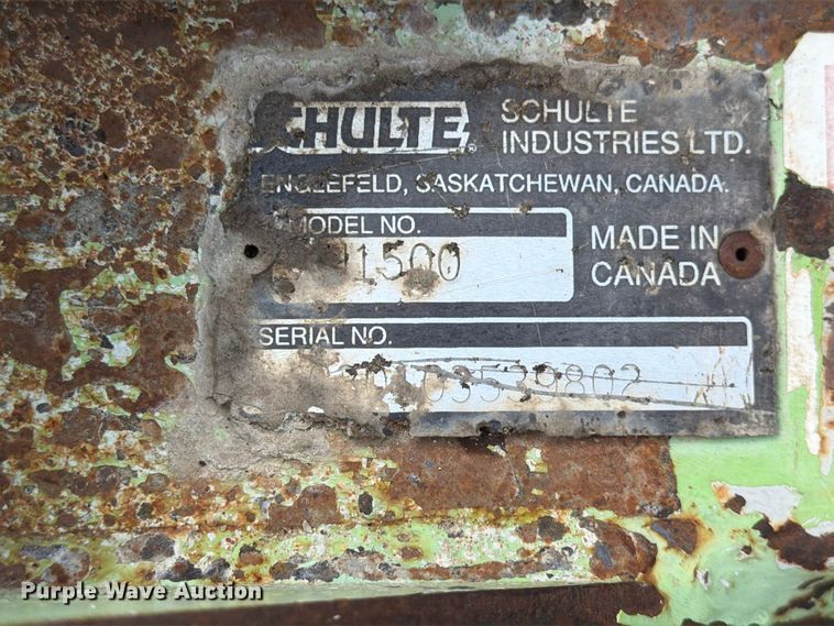 image for item EP7633 2008 Shulte XH500 Series 2 batwing rotary mower