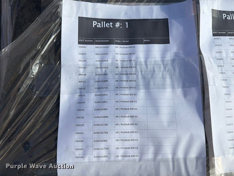image for item EP7657 6 pallets of electronics