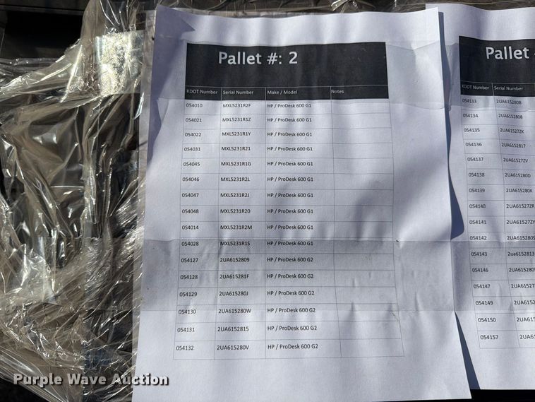 image for item EP7657 6 pallets of electronics
