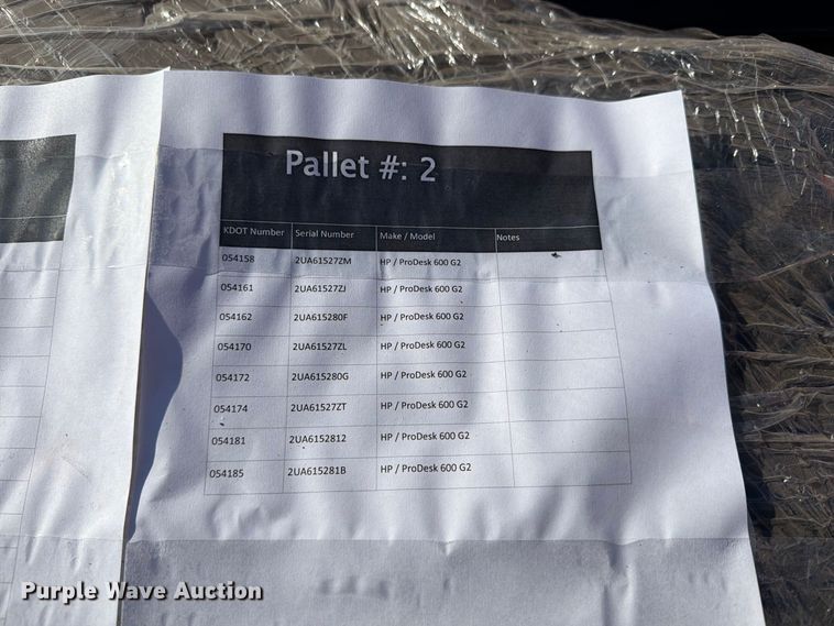 image for item EP7657 6 pallets of electronics
