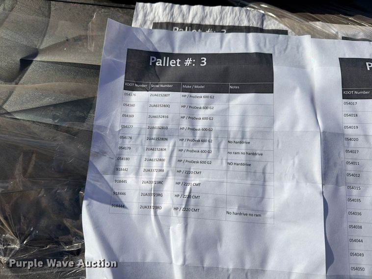 image for item EP7657 6 pallets of electronics