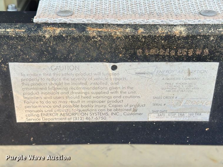 image for item EP7663 Trinity crash attenuator