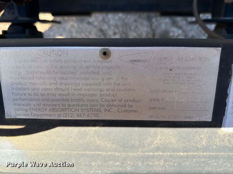 image for item EP7667 Trinity Crash Attenuator