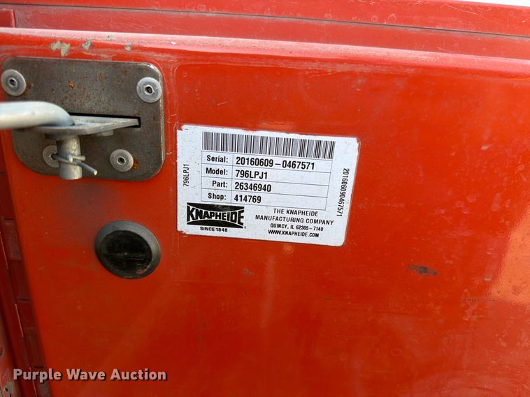 image for item EV6159 2016 Ford F250 Super Duty utility bed pickup truck